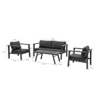 96914990 Boulia Loungeset Afmeting