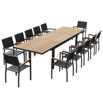96915130 Heck Diningset 13delig 1hr