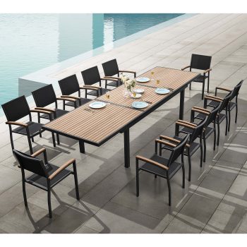 96915130 Heck Diningset 13delig 2hr