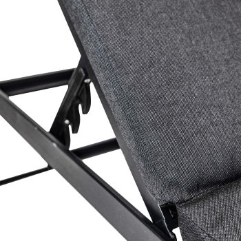 96916180 Cobie Sunlounger Zwart 4hr
