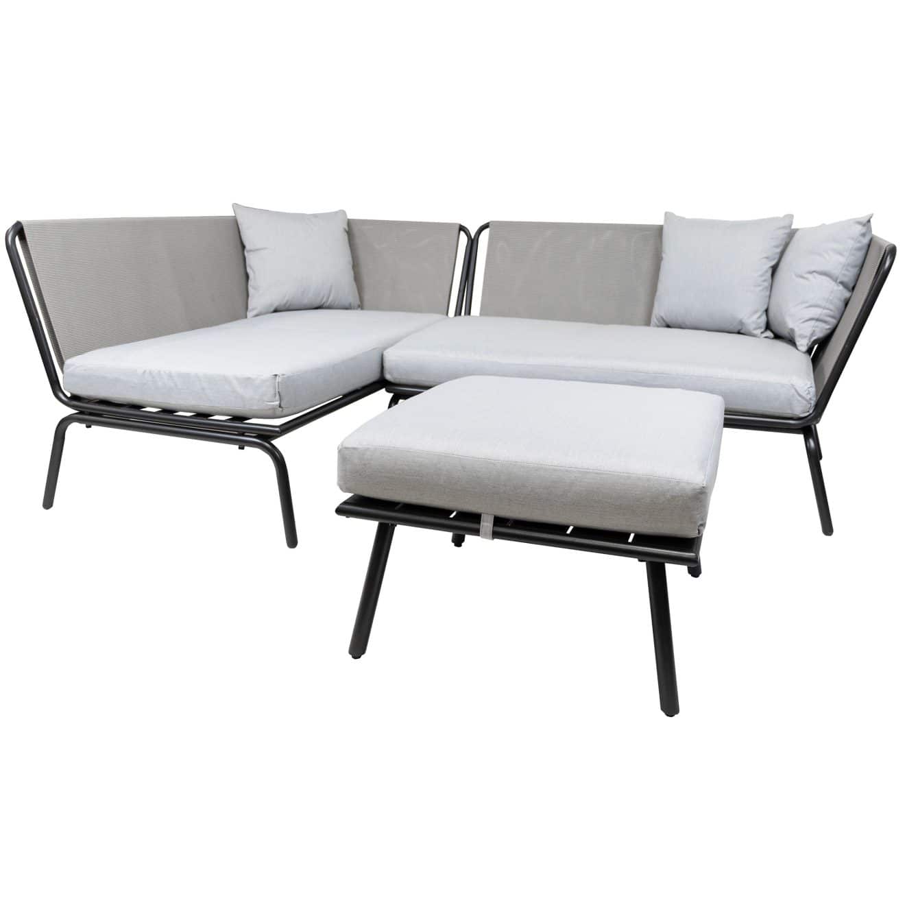 96916220 Maudi Loungeset Antraciet+planthouder Nowa 1hr