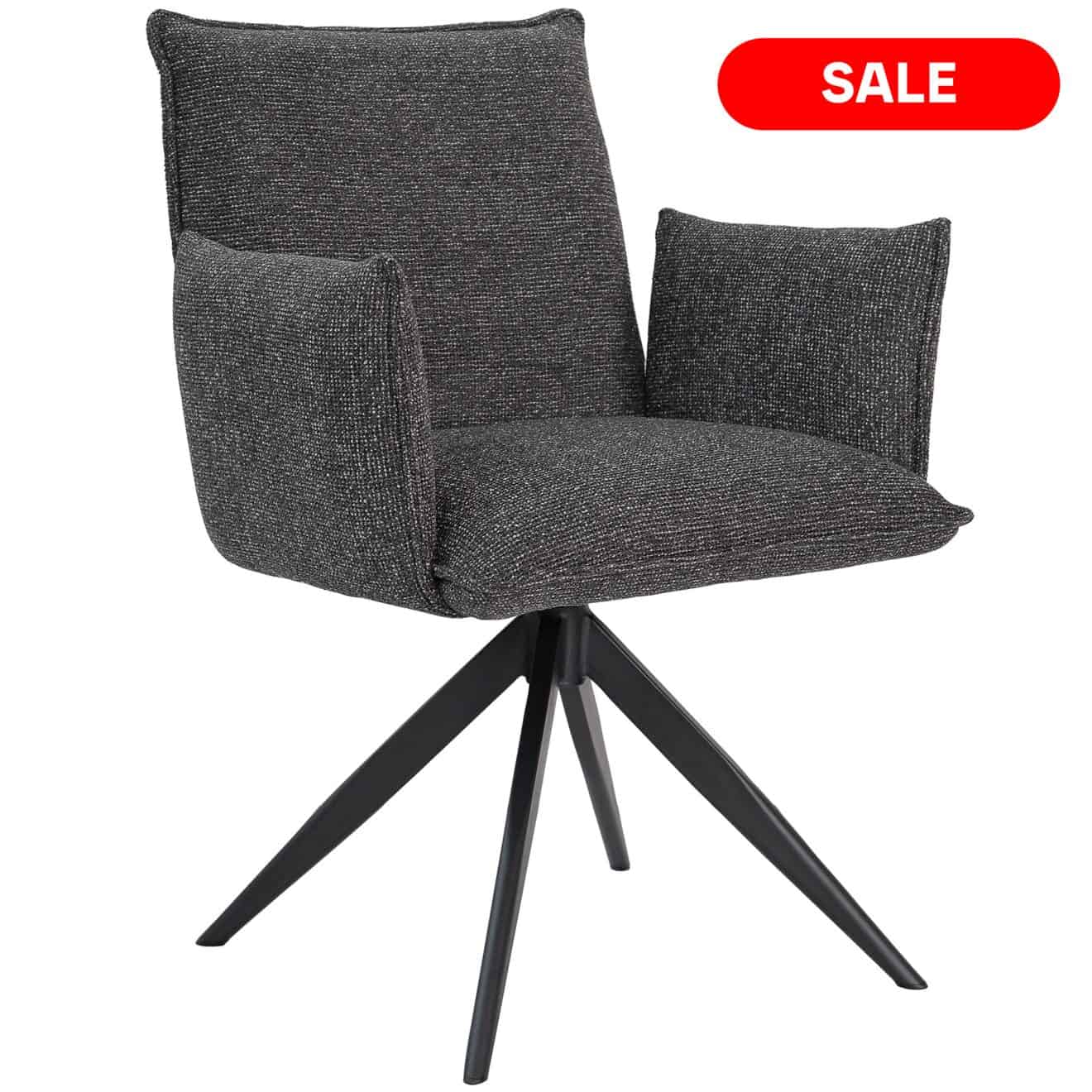 96124260 Nella Armstoel Antraciet 1 Outlet