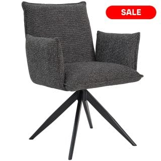 96124260 Nella Armstoel Antraciet 1 Outlet