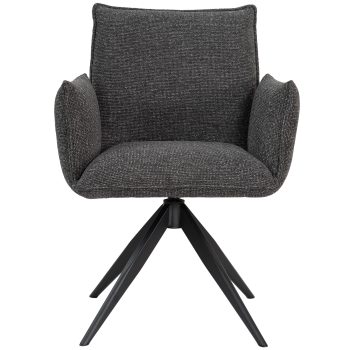 96124260 Nella Armstoel Antraciet 2hr