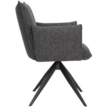 96124260 Nella Armstoel Antraciet 3hr