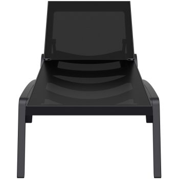 96916270 Pacific Sunlounger Zwart 2hr