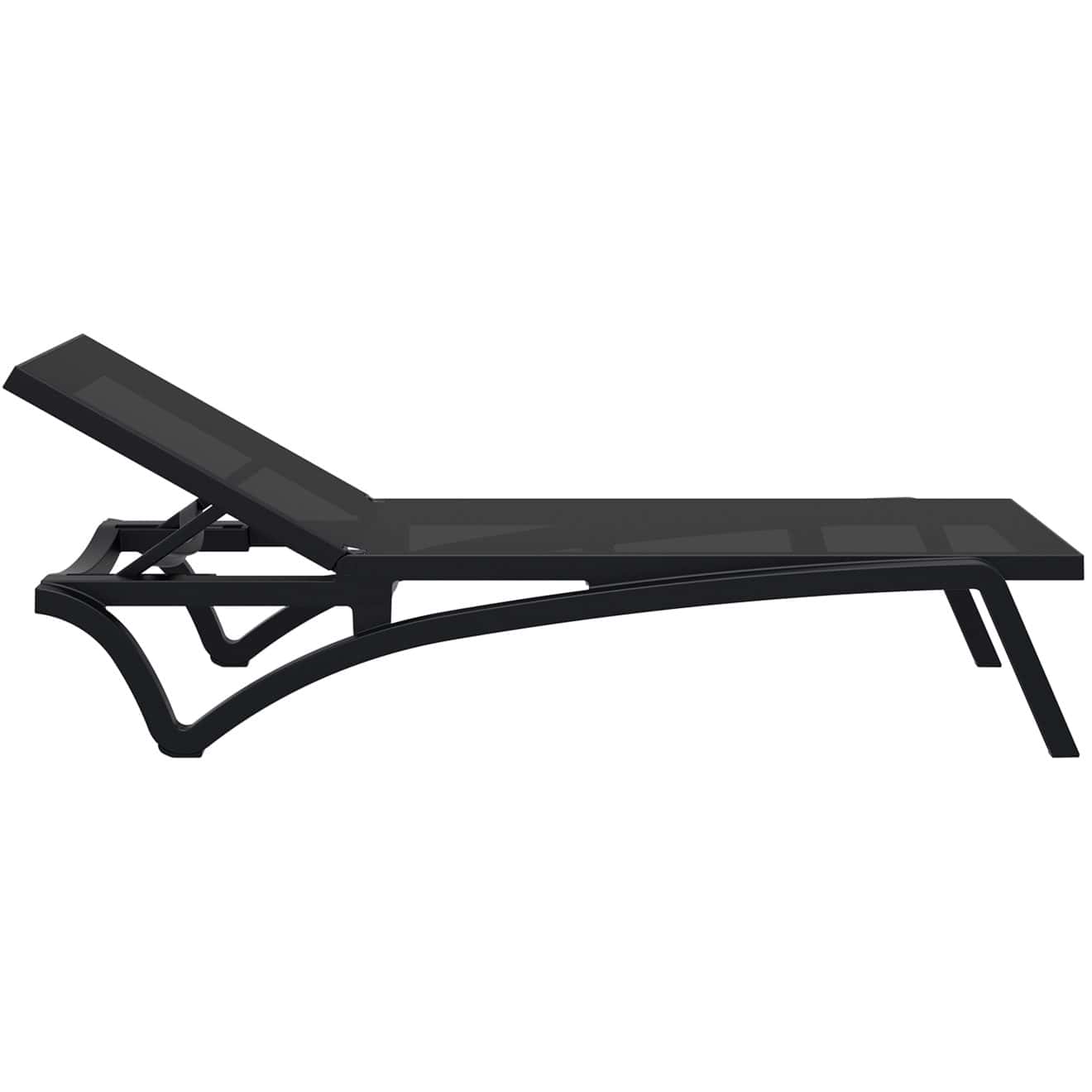 96916270 Pacific Sunlounger Zwart 3hr