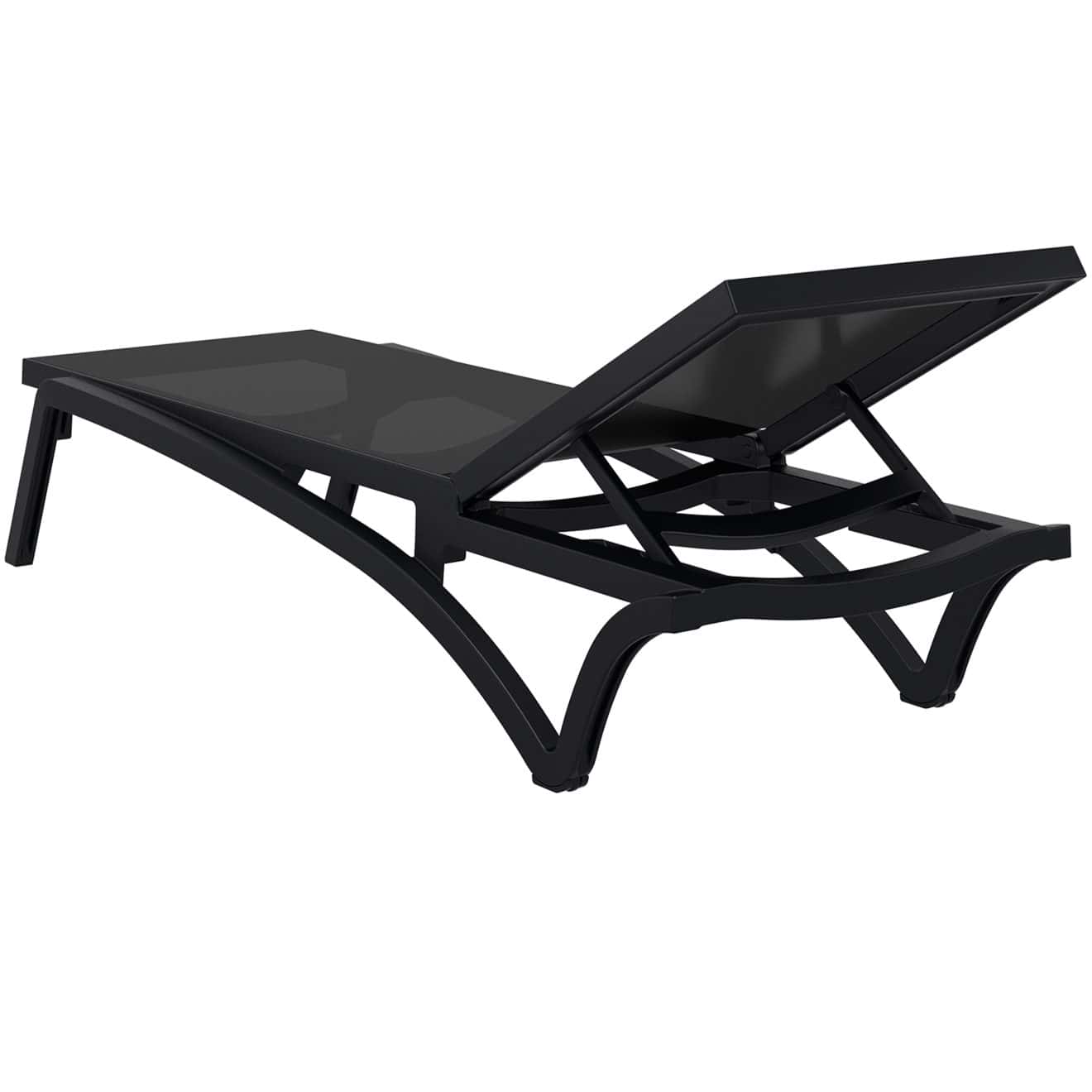96916270 Pacific Sunlounger Zwart 4hr