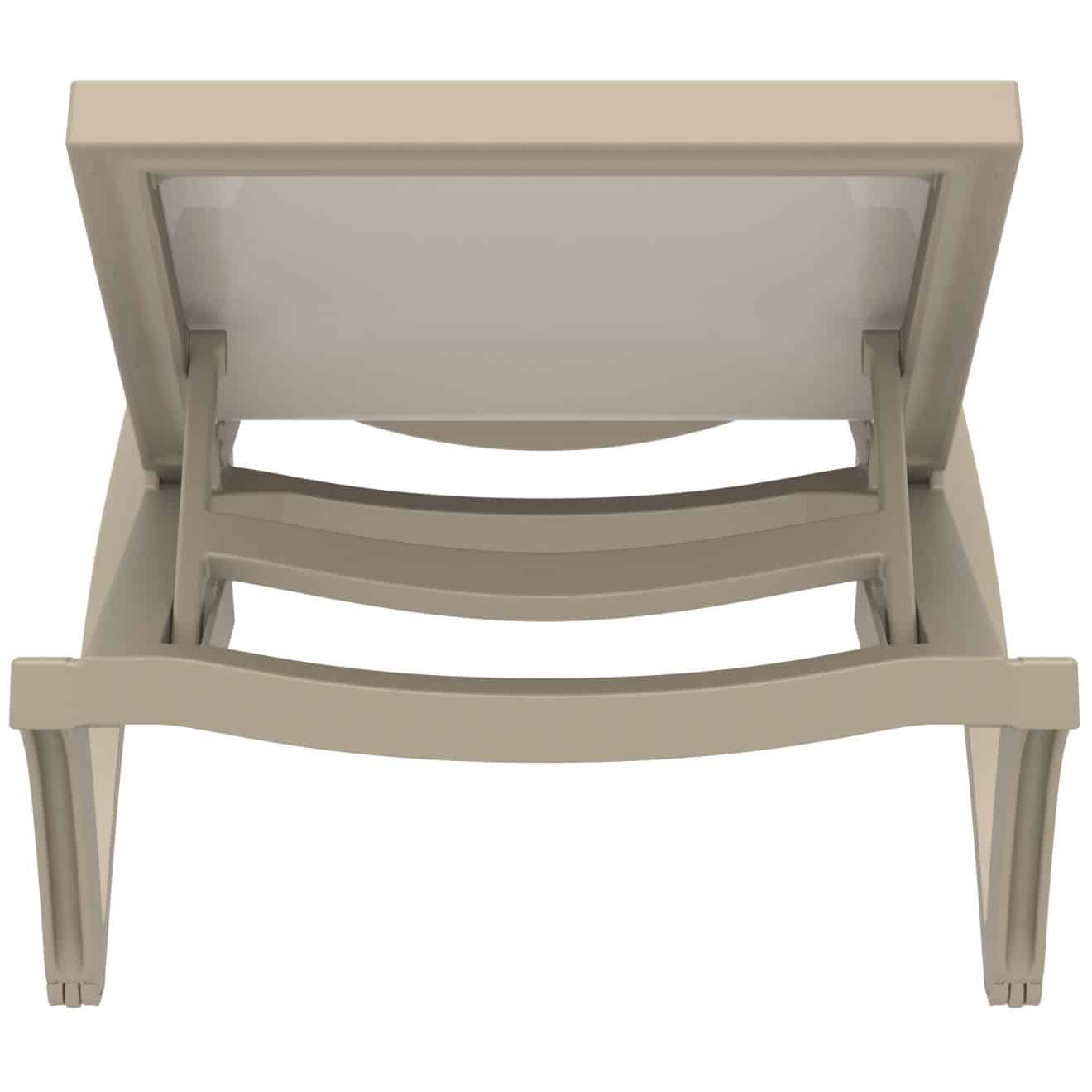 96916280 Pacific Sunlounger Taupe Taupe 5hr