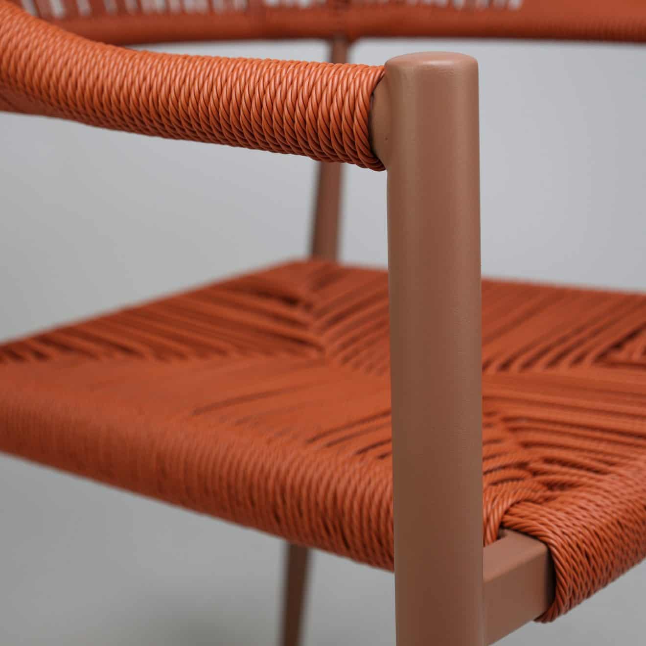 96916360 Terrasstoel Jonah Oranje 8hr