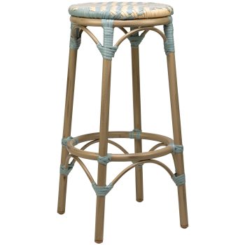96915950 Barkruk Todd Blauw Beige 1hr