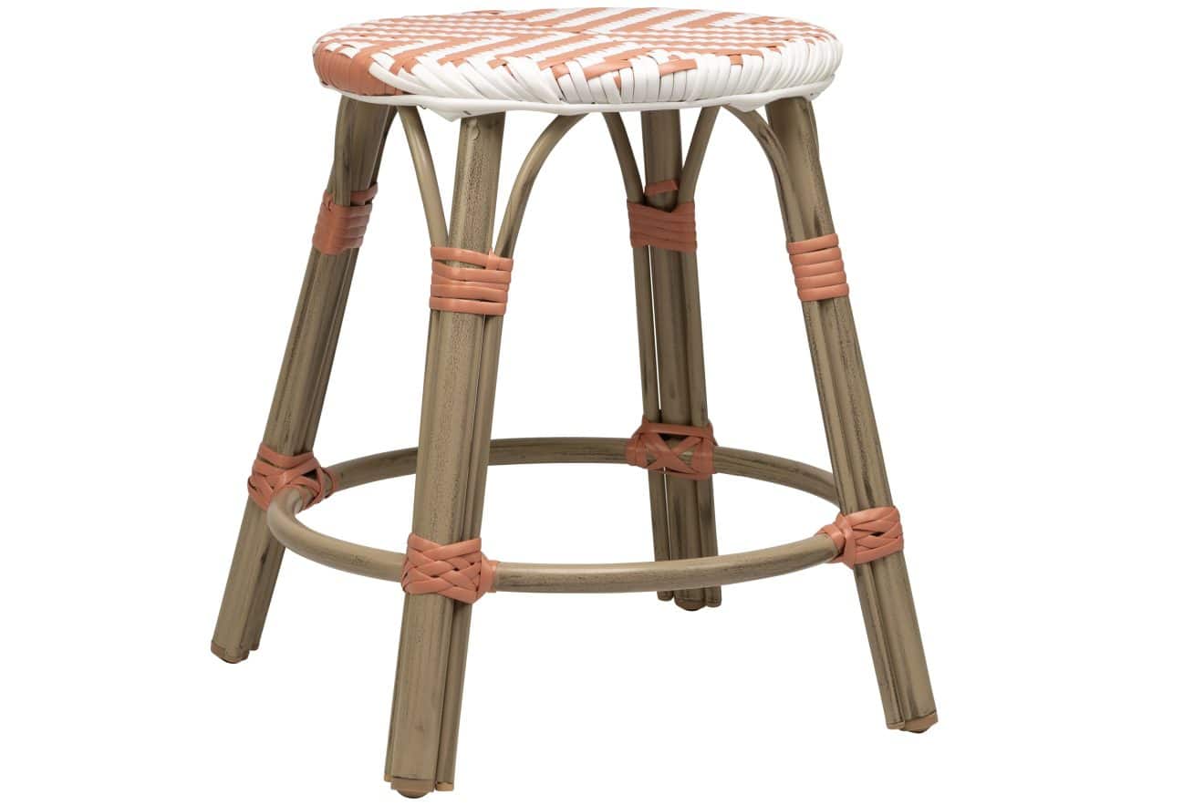 96915980 Hocker Todd Roze Wit 1