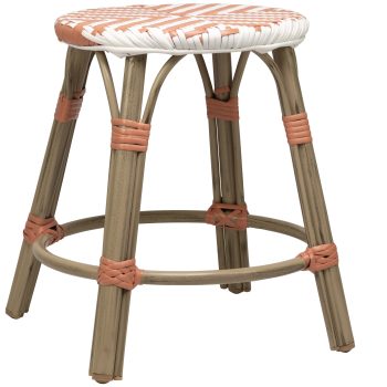 96915980 Hocker Todd Roze Wit 1