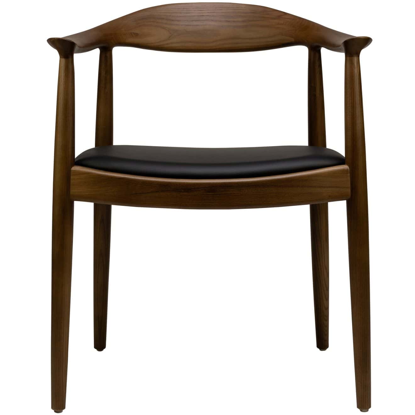 96125060 Nordic Stoel Ash Zwart Pu 2hr
