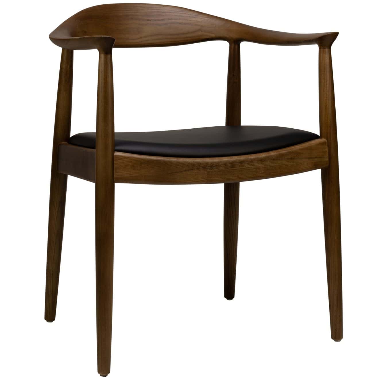 96125060 Nordic Stoel Zwart Pu 1hr
