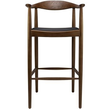 96206180 Nordic Barkruk Ash Zwart Pu 2hr