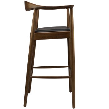 96206180 Nordic Barkruk Ash Zwart Pu 3hr
