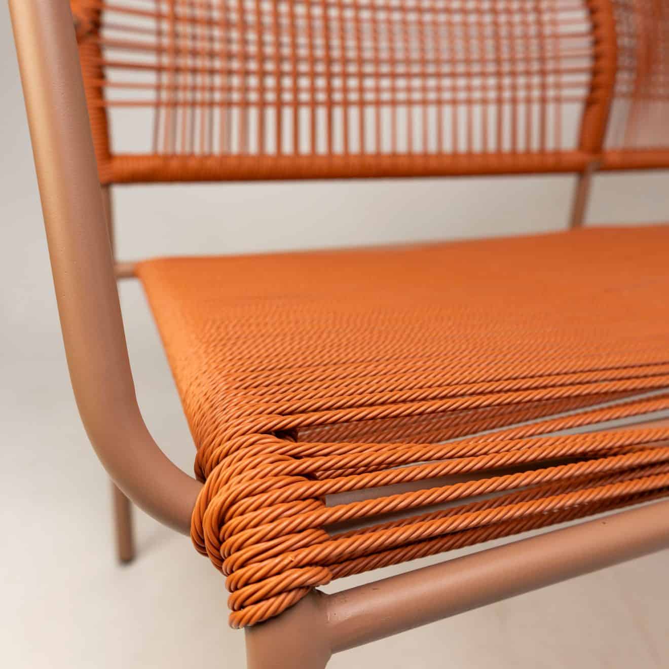 96916790 Terrasbank Twist Oranje 7hr