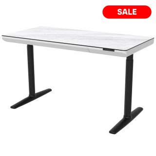 96412210 Motion Verstelbaar Bureau Wit Zwart 1 Outlet