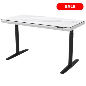 96412210 Motion Verstelbaar Bureau Wit Zwart 1 Outlet