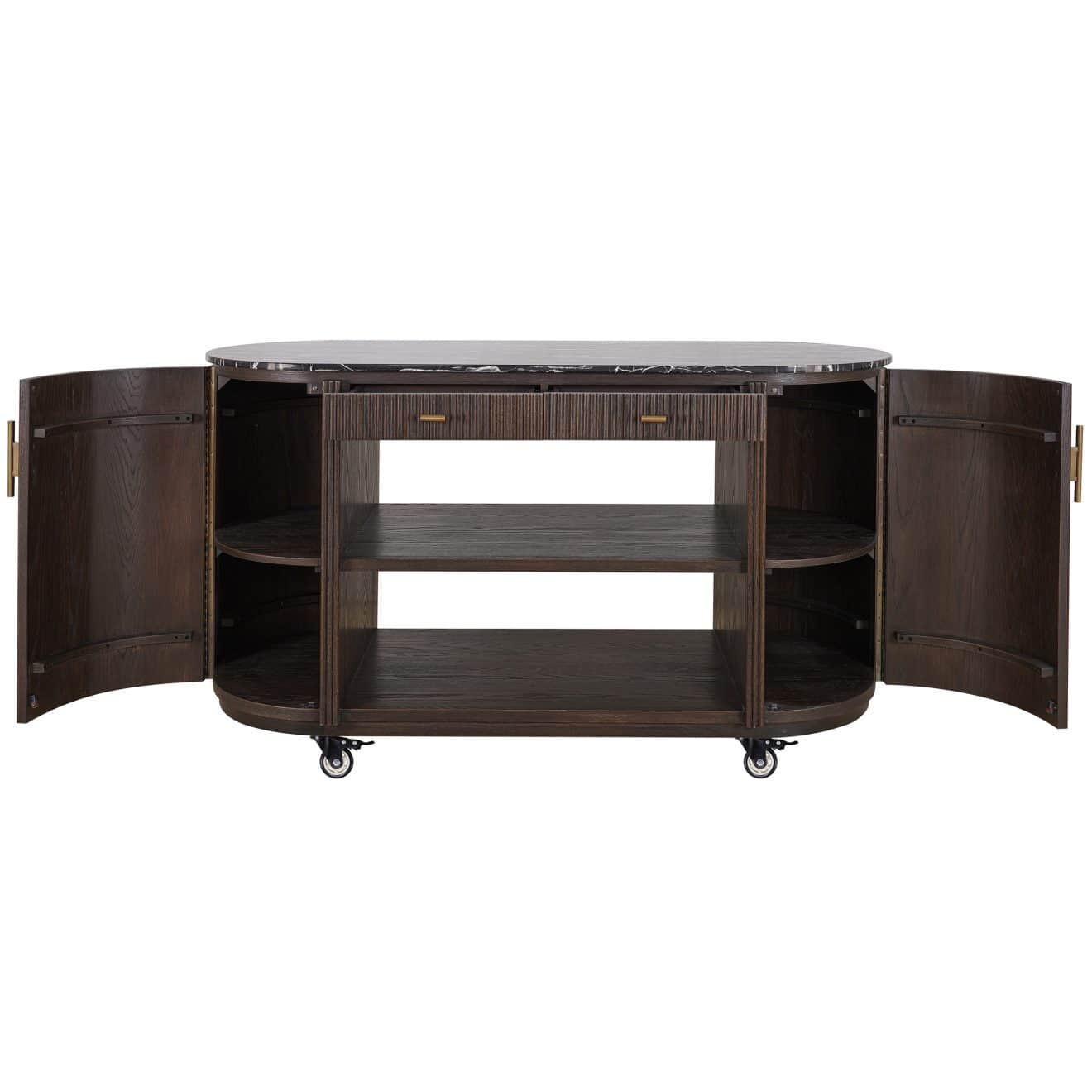 95100140 Moretti Buffetkast Bruin Eiken 4hr