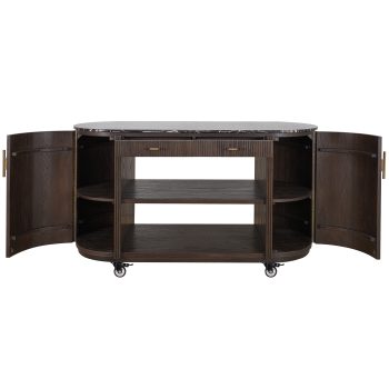 95100140 Moretti Buffetkast Bruin Eiken 4hr