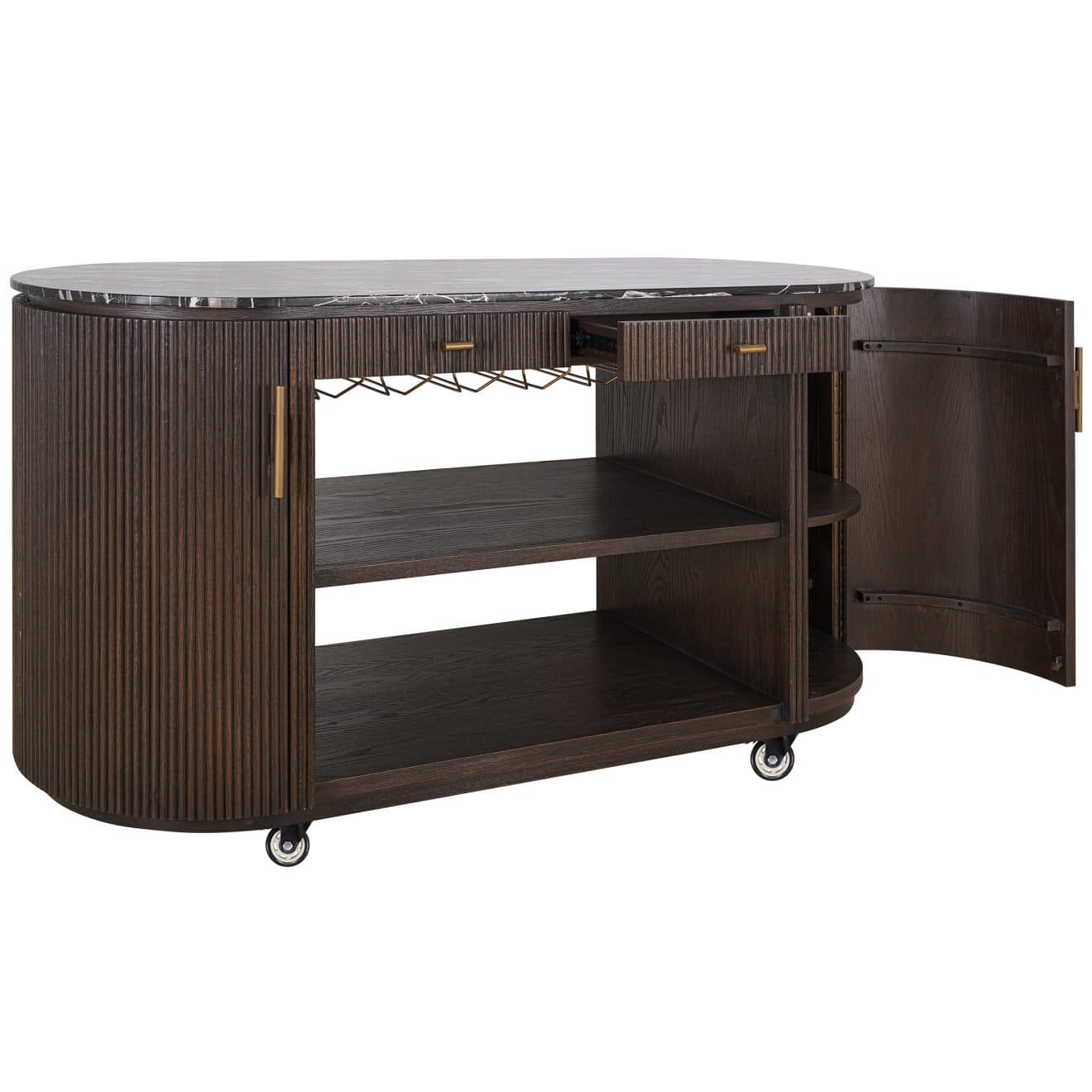 95100140 Moretti Buffetkast Bruin Eiken 5hr