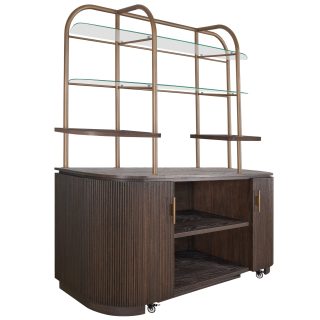 95200020 Salerno Wandkast Bruin Eiken 1.1hr