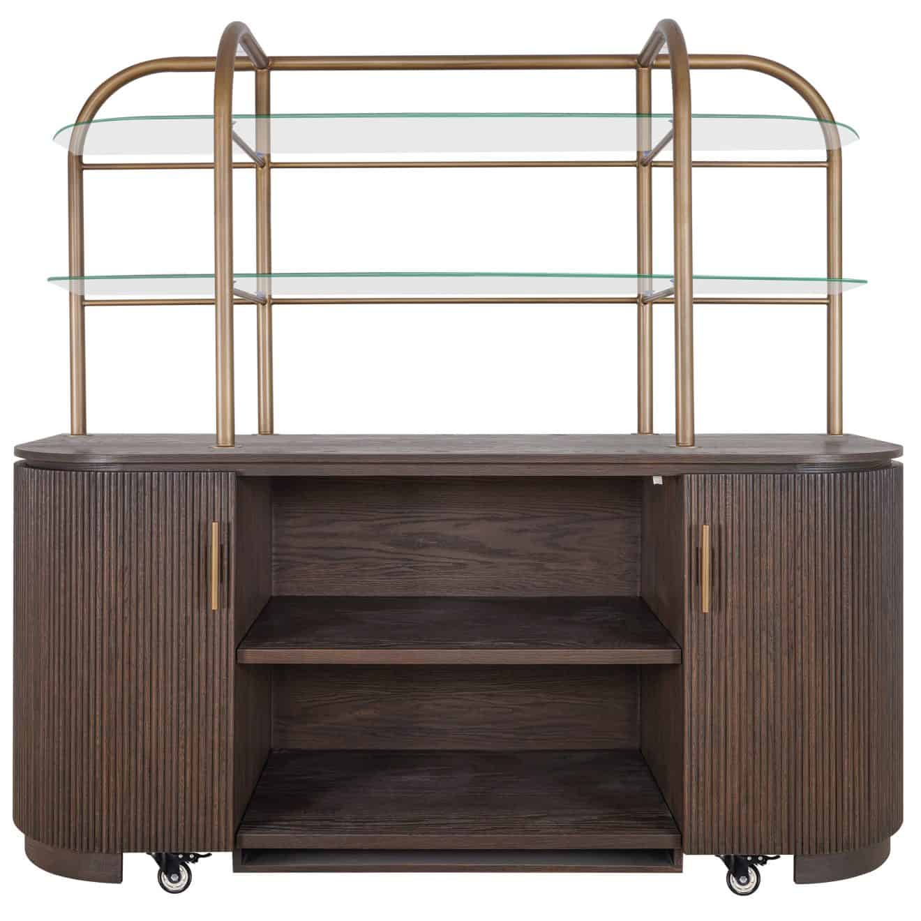 95200020 Salerno Wandkast Bruin Eiken 2hr