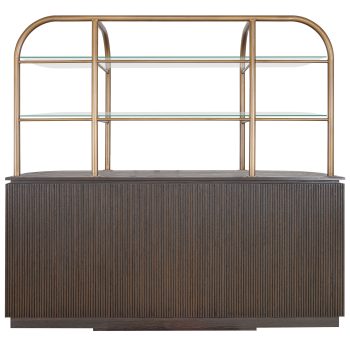 95200020 Salerno Wandkast Bruin Eiken 4hr