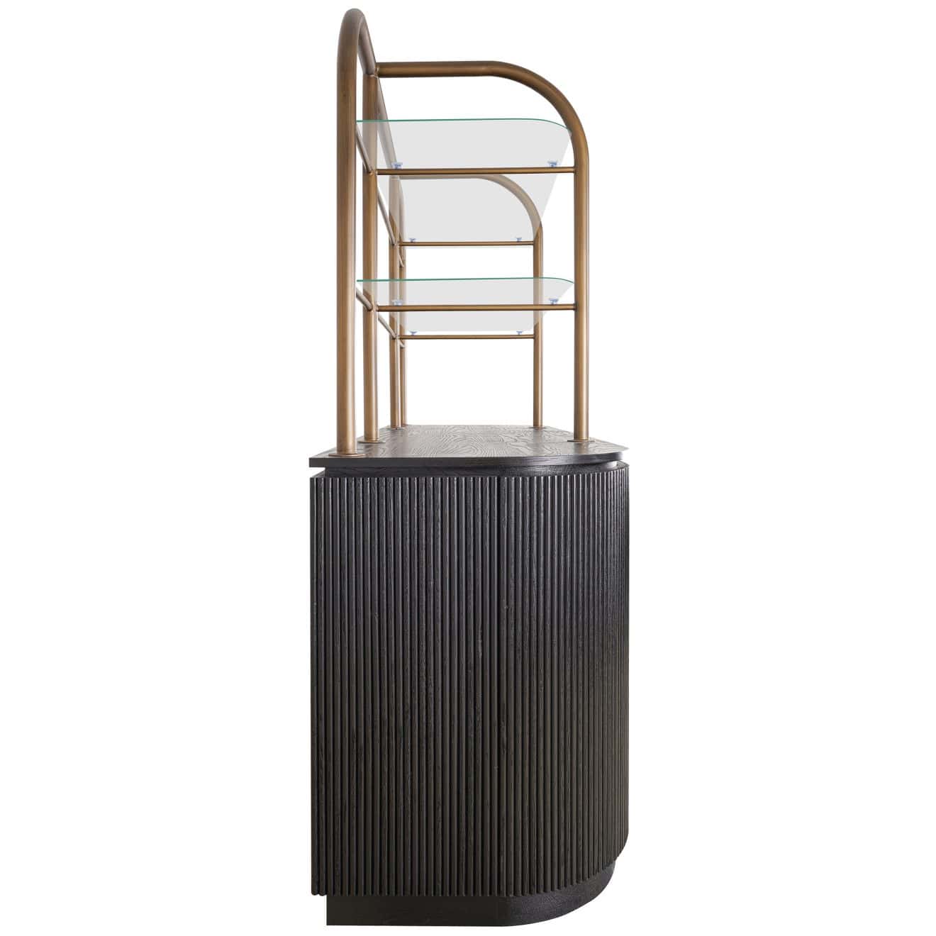 95200030 Salerno Wandkast Zwart Eiken 3hr