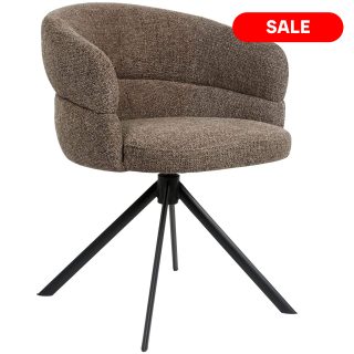 96124430 Avalon Stoel Bruin 1hr Outlet