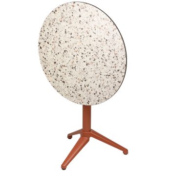 96320740 Onderstel Livia Oranje Blad Enfiber Stone 2hr