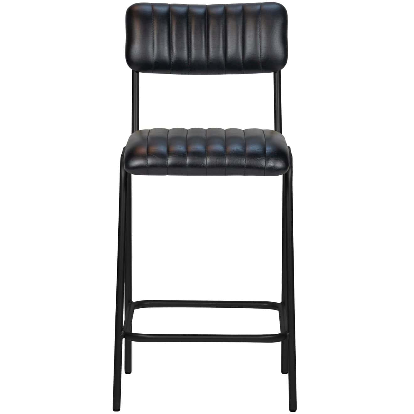 96206500 Barkruk Jenson Zwart Zwart Frame Halfhoog 2hr