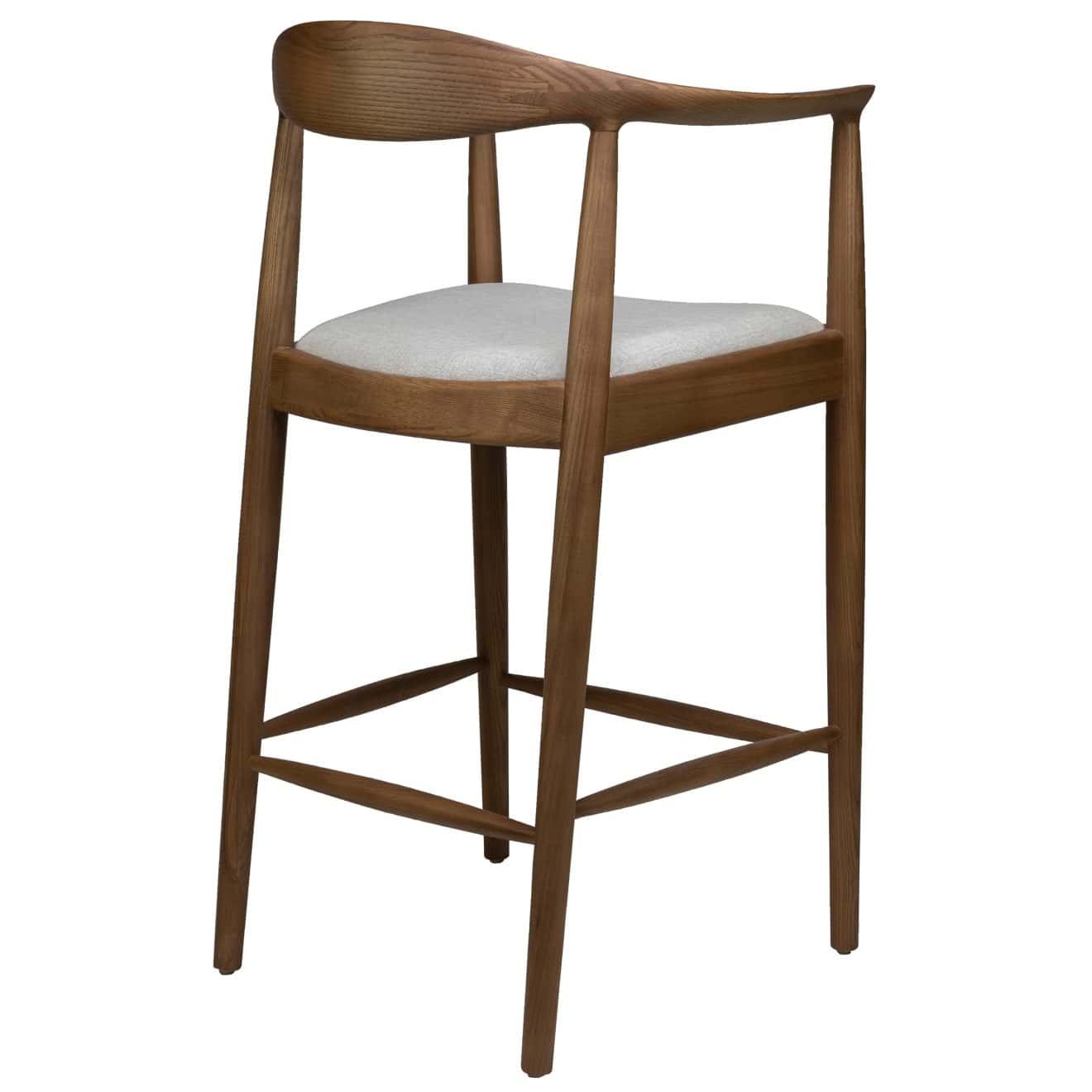 96206770 Barkruk Nordic Halfhoog Ash Beige 4hr