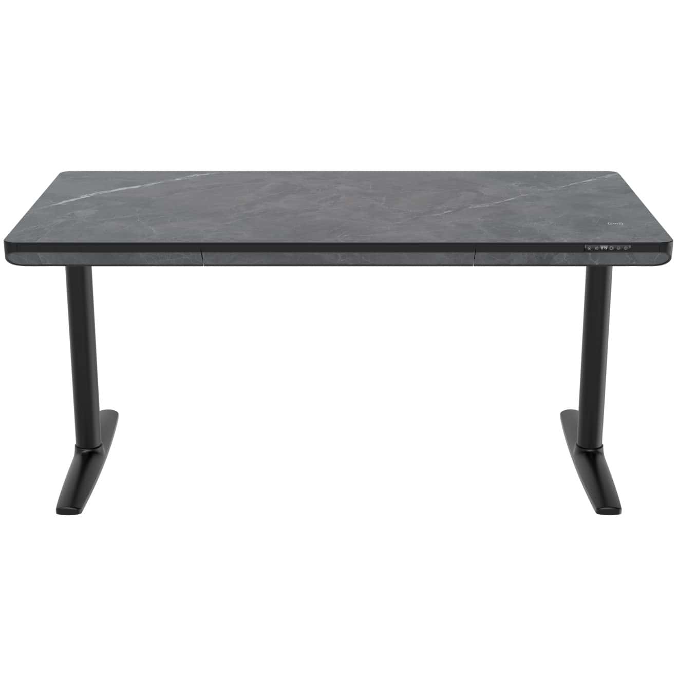 96412630 Vero Verstelbaar Bureau 160x80 Marmer Zwart 2hr