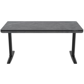 96412630 Vero Verstelbaar Bureau 160x80 Marmer Zwart 2hr