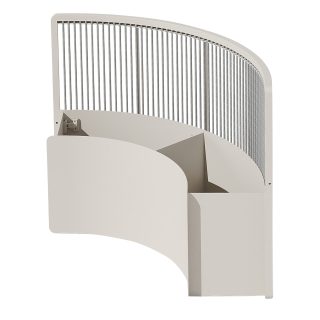 95417460 Lilia Planter Taupe 1hr