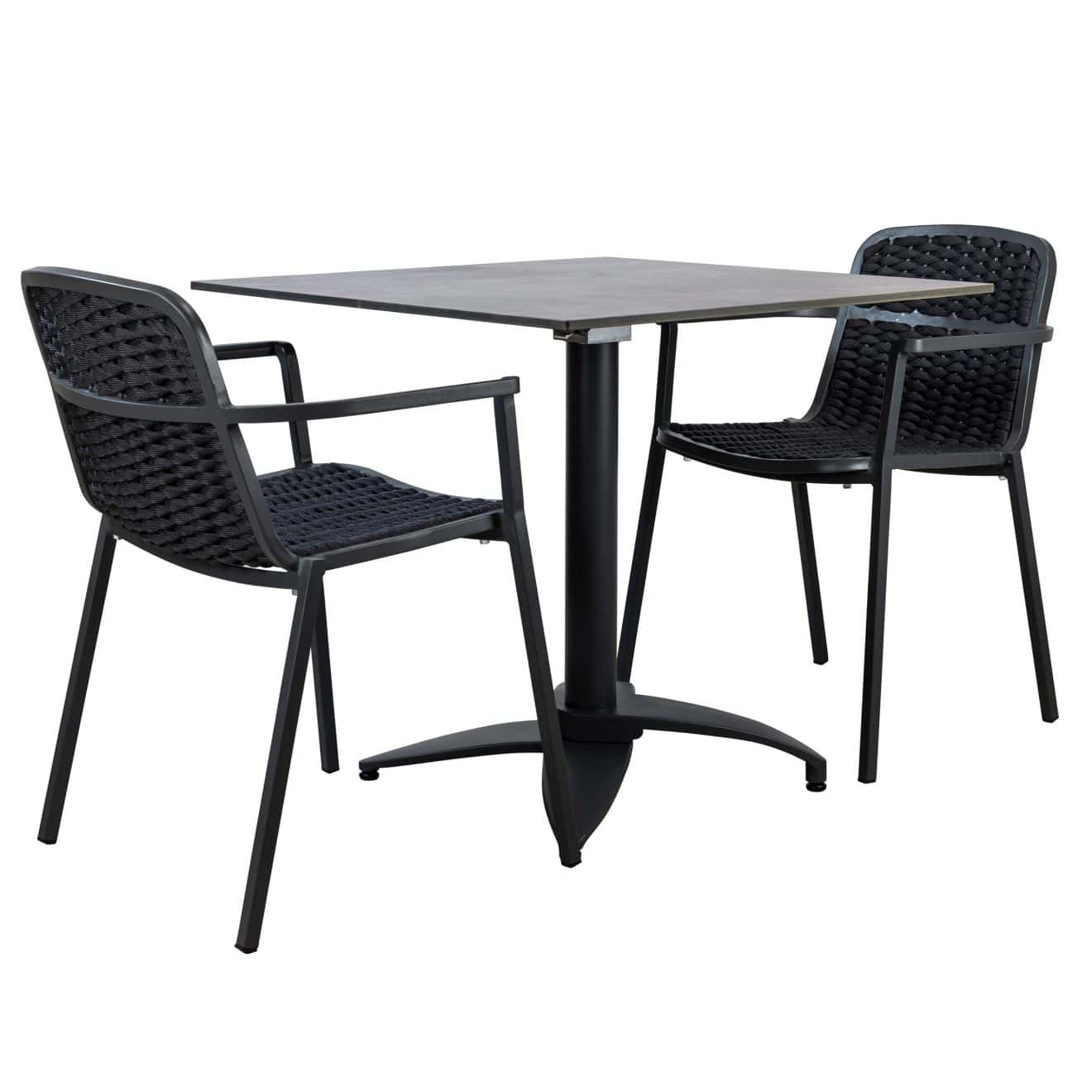 96920020 Terrasset 3 Delig Zwart Metallic 1hr