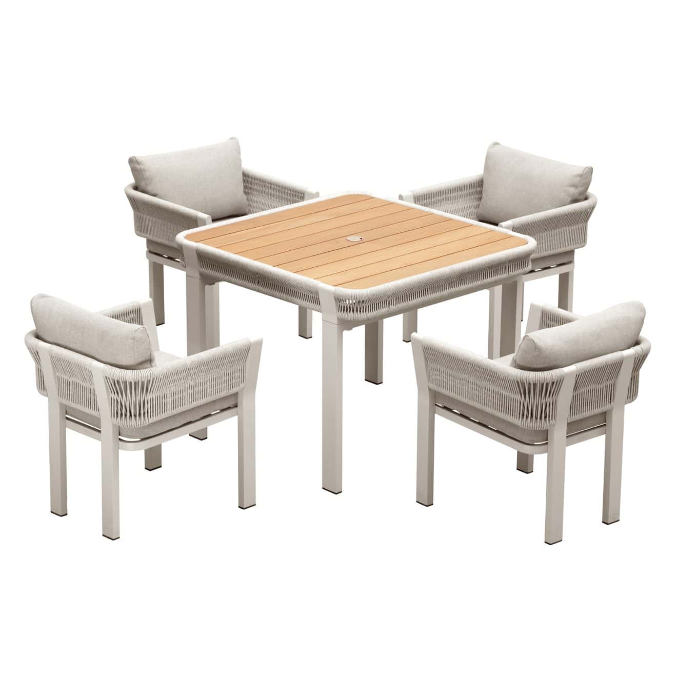 95412190 Borromeo Taupe Dining 5 Delig 1hr