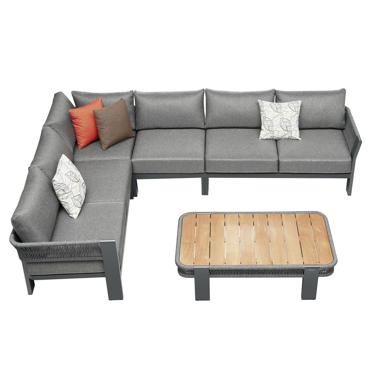 95414200 Borromeo Hoeklounge Black 1hr