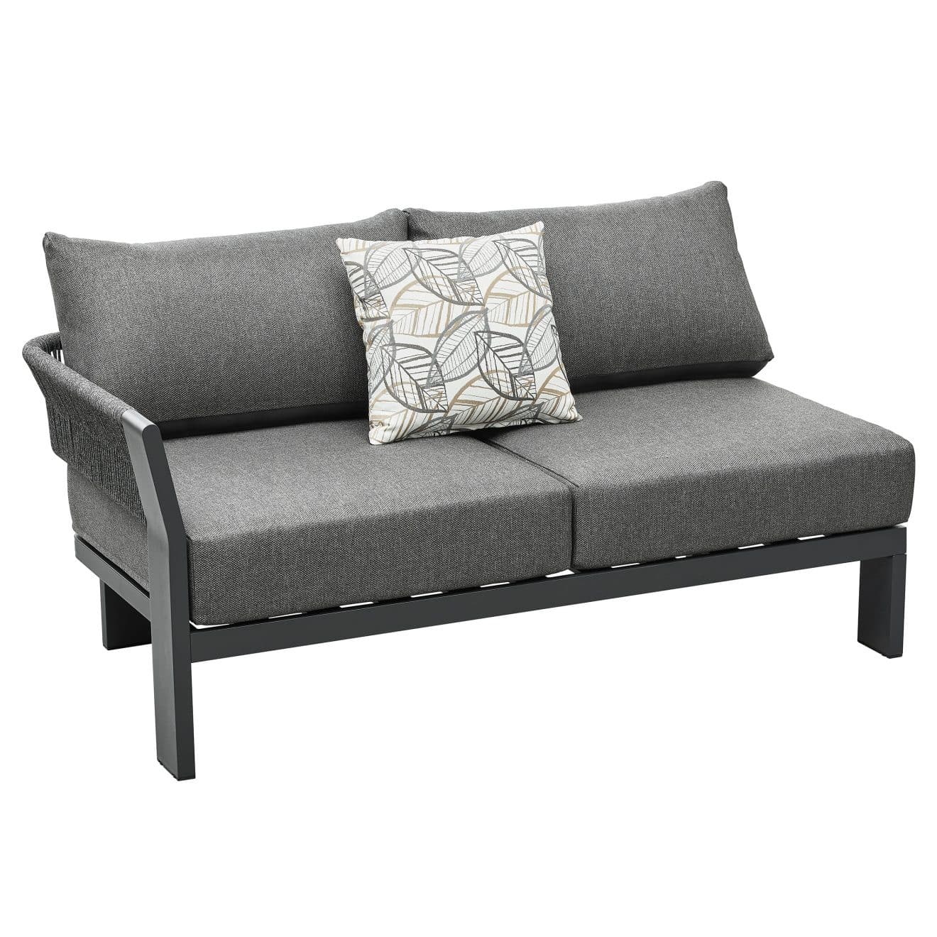 95414200 Borromeo Hoeklounge Black 2hr