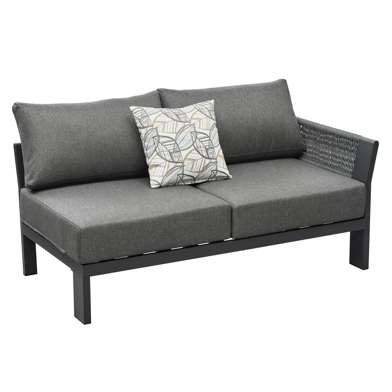95414200 Borromeo Hoeklounge Black 5hr