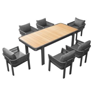 95414280 Borromeo Dining Black 7 Delig 1hr
