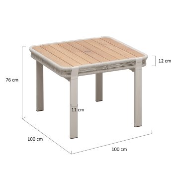 95420510 Borromeo Dining Tafel Afmeting