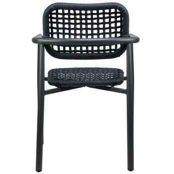96919430 Charly Terrasstoel Charcoal Navy 5hr