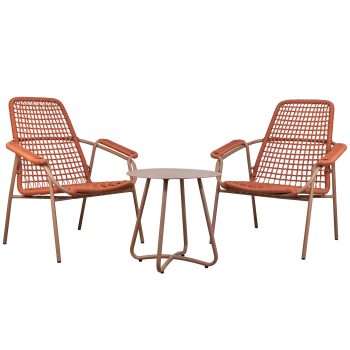 96919610 Sunny Loungeset Oranje 1hr