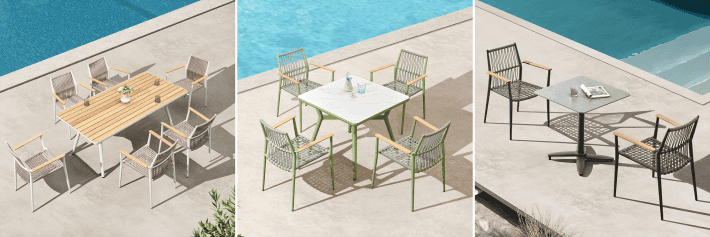 Bali dining chairs by Higold - atmopshere