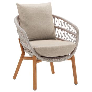 Vasca Taupe Diningset 7 Delig Stoel