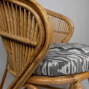 96000840 Vitah Loungestoel Rotan Naturel Kussen 10hr